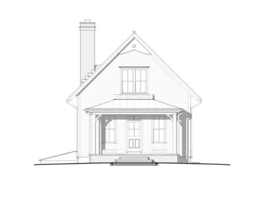 Front Elevation of the Redbud