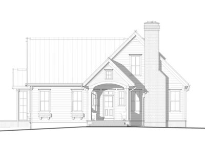 Front Elevation of the Sassafras - a traditional and sustainable, quality Cottage