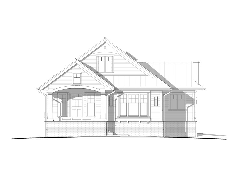 Front Elevation of the Silverbell - a traditional and sustainable Cottage