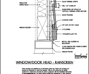 A Hardi Plank detail showing all the parts that you don't see in wall construction that are just as important